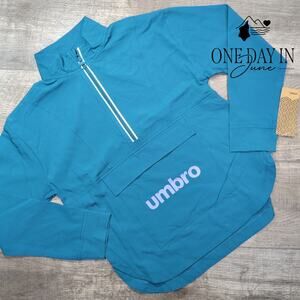 Umbro Half Zip Pull Over Soccer Jacket Size M (10/12)